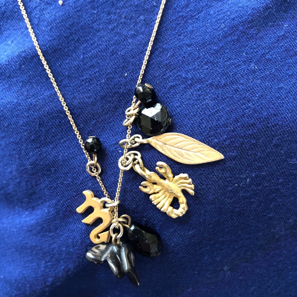 David Aubrey Scorpio necklace 18k covered Brass